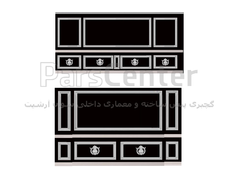 ابزار گچبری پیش ساخته پلی یورتان ابزار قاب سازی دیوار و سقف