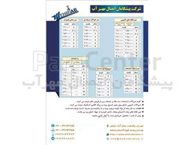 لیست قیمت شیرالات و اتصالات صنعتی مهرآب