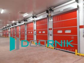 درب سریع صنعتی PVC درب فست رول درب سرالسیر DOORNIK