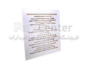 تجهیزات آکوستیک پنل ابزورب موجی سفید Sound Absorbing Wave Wood Panel White 60