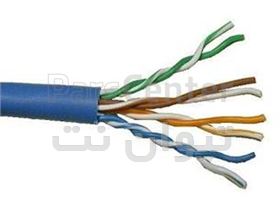 کابل شبکه مسی Cat6A UTP 23 AWG 10G برندرکس حلقه 500 متری