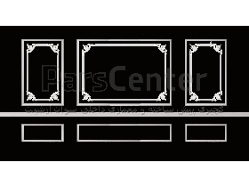 ابزار گچبری پیش ساخته پلی یورتان ابزار قاب سازی دیوار و سقف