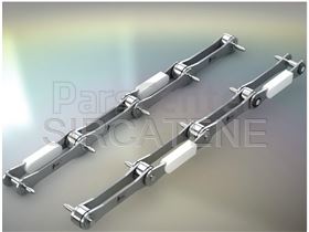 زنجیر استیل بستنی سازی  SIRCATENE Stainless Steel Chain for Ice Cream Production