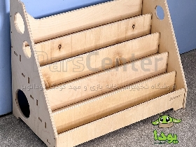 کتابخانه چوبی 5 طبقه اتاق کودک