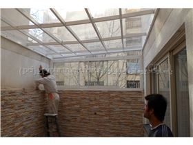 (Patio Roof) سقف پاسیو (تمام شیشه ای ) 288