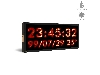 ساعت و تقویم دیجیتال ضد آب دیواری مدل MHMS42