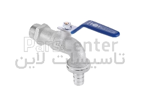 شیر شلنگی دسته فلزی آذر "3/4 بلند