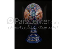 مینا کاری روی تخم شتر مرغ