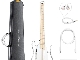 گیتار الکتریک Doner HUSH-I PRO Travel Acoustic-Electric Guitar Kit Metallic White