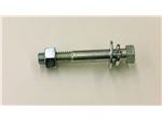 Partially threaded stainless steel bolt and nut 316