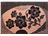 Super mink blanket with flowered design