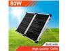 پنل (سلول) خورشیدی قابل حمل (تاشو) 80 وات با کنترل شارژر