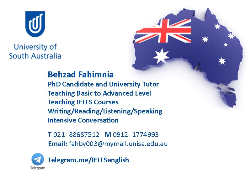 تدریس زبان انگلیسی ایران سیدنی