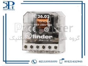 رله پله‌ای (Step Relay) فیندر مدل 26.02.8.230.0000 | 2 قطب  | 10 آمپر | 230V AC | کنتاکت AgNi | اورجینال ایتالیا