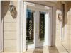 شیشه تزیینی و دکوراتیو تیفانی ( استیند گلس )برای درب ورودی چوبی و شیشه خور در پروژه ویلای لواسان ، شهرک باستی