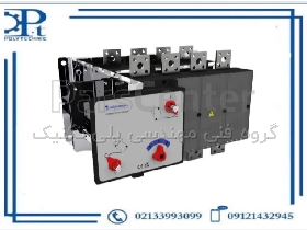 کلید چنج‌اور دوطرفه دستی ۱۰۰۰ آمپر چهار پل تکنو الکتریک ایتالیا مدل CS5P | کلید انتقال برق صنعتی با ایمنی و عملکرد بالا