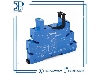 سوکت رله فیندر (Finder) مدل 93027024 | ریل DIN | 5 پین | 24V DC | مناسب سری 38.52 و 41 | کنتاکت AgNi | اورجینال ایتالیا