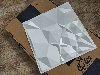 دیوارپوش مدل سه بعدی طرح کریستال بسته 4 عددی