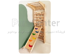 مجموعه ورزشی چوبی تاشو مدل کیهان.