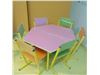 میز و صندلی مهد کودک (مدل زوزنقه)