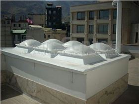 پوشش سقف پاسیو با نورگیر حبابی مدل PSPB N8
