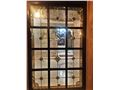 شیشه تزیینی و دکوراتیو استیندگلس ( تیفانی )برای پنجره های نورگیر چوبی لابی در پروژه شهر ارومیه