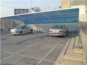 پوشش سقف پارکینگ با ورق پلی کربنات PS PK12