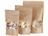 Kraf stand up pouch with clear window