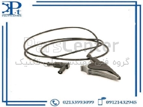 پراب میگر با فیش محافظ‌دار 90 درجه 4mm مدل 150-2417\5066 Electro PJP گیره سوسماری جریان 36A طول 150cm