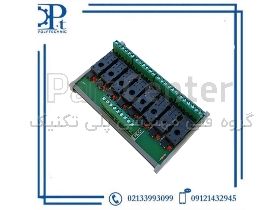 برد رله 8 کاناله 24 ولت بدون رله | کارت رله صنعتی اتوماسیون