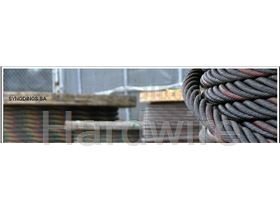 Steel wire rope reel