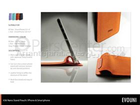 کیف نانو فایبر آیفون 5 مدل استندیبل