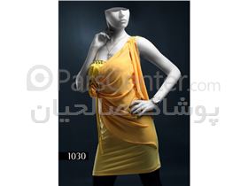لباس زنانه سارافون تک گل فنری کد 2061030