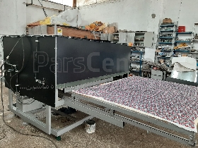 دستگاه چاپ روی تابلو فرش بصورت پنوماتیک 150 در 200 سانت09118117400
