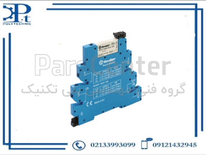 ماژول رله PLC با کد 391100120060 ولت 12 DC/AC یک کنتاکت چنج اور فیندر