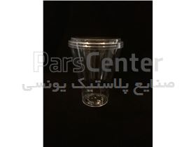 لیوان پلاستیکی یکبار مصرف درب دار کوکا اسپشیال کد ۲۵