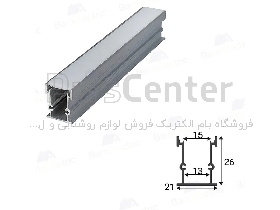 پروفیل لاین نوری کد 8 رویه 21 میل