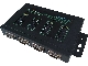 مبدلRS485, RS-485 ,RS422, RS-422 به اترنت چهار پورته صنعتی