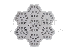 چراغ آبنما، مولتی کالر، RGB، موزیکال، مدل 5312 ستاره آبی