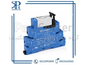 ماژول رله پی ال سی Finder مدل 38.52.7.024.0050 | Interface Relay Module بوبین 24VDC دو کنتاکت 8 آمپر