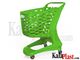 سبد خرید چرخدار پلی کربنات فروشگاهی سایز 80 لیتری