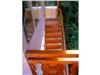 پله و نرده چوبی