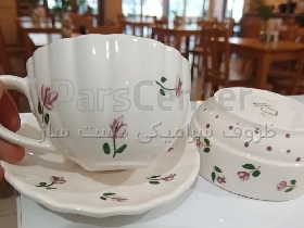 ست فنجان نعلبکی دالبری لته خوری بهار نقاشی کاملاً کار دست