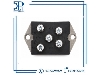 پل دیود سه‌فاز IXYS مدل VUO55-16NO7 |  آمپر58 | 1600 ولت | رکتیفایر سه‌فاز | بستر DCB | اورجینال آمریکا