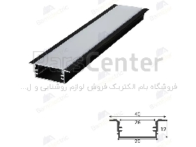 پروفیل لاینر روشنایی کد 21 رویه 40 میل