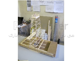 ماکت سکوی متحرکت حفاری چاه گاز ، مدل سازی صنعتی