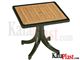 میز 4 نفره مربع پلاستیکی طرح چوب کد 909