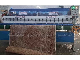 قالیشور رومیزی اتوماتیک 12 برسه با 2 برس غلطکی ساخت تکرو صنعت