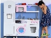 آشپزخانه جلوه نوری چوبی