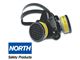 ماسک تنفسی ایمنی نیم صورت شیمیایی سیلیکونی 7700 NORTH با قابلیت استفاده مکرر